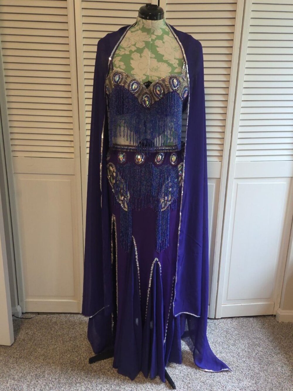 Purple Professional Belly Dance Costume